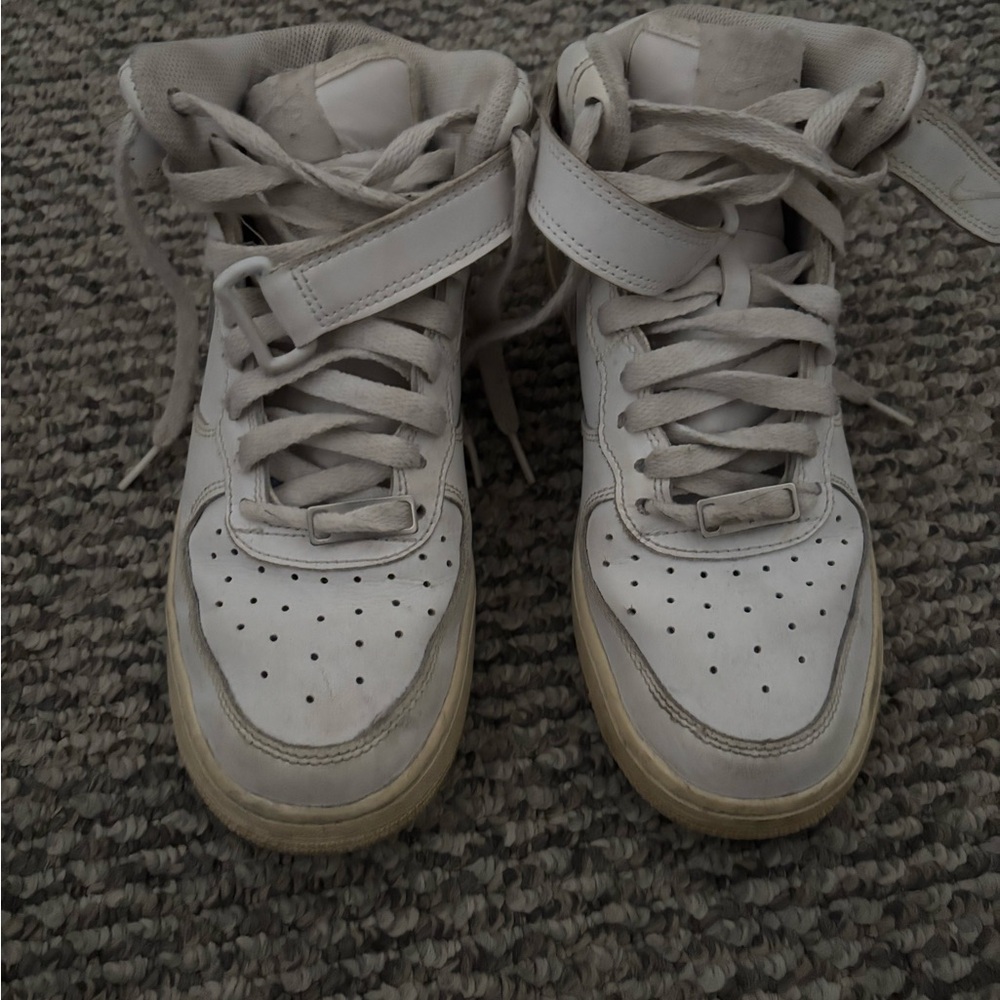 Nike Classic White Mid-Tops - Air Force